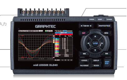 日本Graphtec圖技GL240數(shù)據(jù)記錄儀全通道