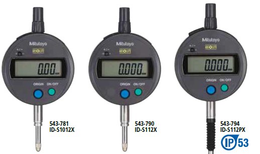 日本三豐Mitutoyo數顯指示表543-781 ID-S1012X