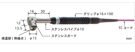 安立溫度A-314E-00-1-TC1-ASP傳感器探頭