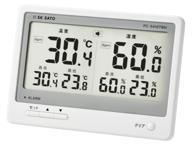 日本進口佐藤SATO數字溫濕度計 PC-5410TRH