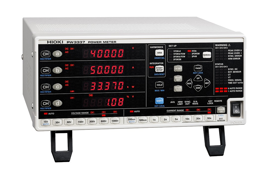 日本進(jìn)口hioki功率計PW3337 電力測量儀器